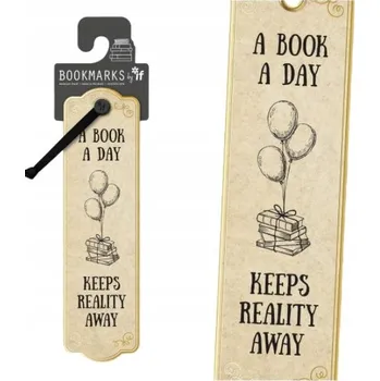 Doplněk ke knize Záložka Literary - Balónky a knihy