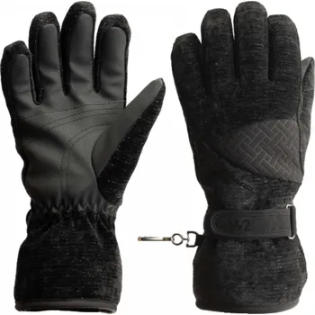 Dámské lyžařské rukavice BLIZZARD-W2W Swift ski gloves, black/silver Černá 7