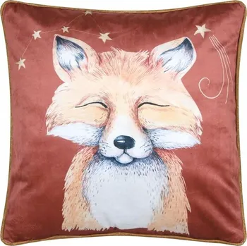 Polštář Polštář FERDINAND 40x40 cm červený liška