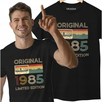 TRIČKO K 40. NAROZENINÁM ORIGINAL 1985 LIMITED EDITION 1975 1965 1-99 let