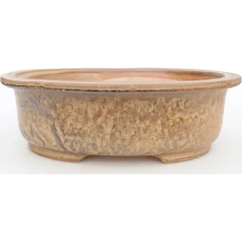 Květináč Keramická bonsai miska 26 x 22 x 8 cm béžová