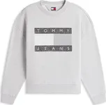 Mikina Tommy Jeans Grey Hthr 6888446 L