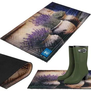 Rohožka Rohožka 45x75 levandule dekorativní ke dveřím - směs barev \ lawenda