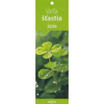 Kalendář Veľa šťastia - Kalendár 2026 (záložkový) (SK)