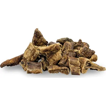 Pamlsek pro psa KIDDOG 100 % Natural Snack, jehněčí plíce 2-4 cm / 80g