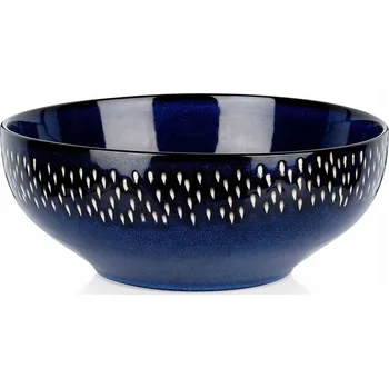 Salátová mísa GRANÁTOVÁ skleněná na saláty pokrmy jídla ovoce 2,8L