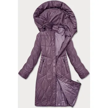 Dámská bunda Dámská fialová prošívaná bunda na přechodné období, odstíny fialové XXL (44) i392_24612-48