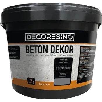 barva na zeď Betonová stěrka antracitová BETON DEKOR Decoresino 6 kg
