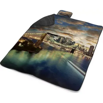 deka Sablio Plážová deka Brooklynský most: 200x140 cm