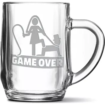 Sklenice Sablio Půllitr Game over: 0,5