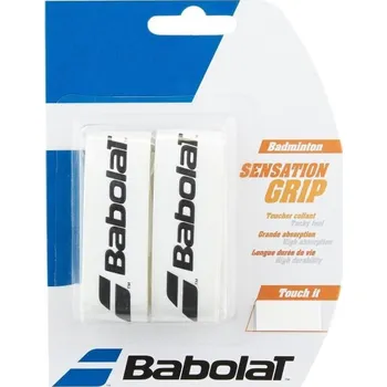 Míčový sport Vrchní omotávka BABOLAT-GRIP SENSATION X2 Bílá