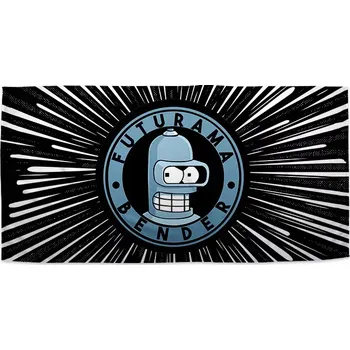 Osuška Sablio Ručník Futurama Bender Vesmír - 30x50 cm