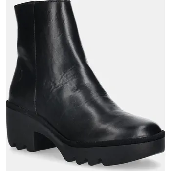 Dámská obuv Kožené kotníkové boty Fly London TOOR513FLY P501513001 černá 99X, EUR 40