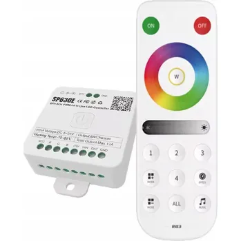 LED osvětlení LED Bluetooth ovladač SP630E 12v1 DC5-24V RGB RGBW RGBCCT pro LED pásky WS2812B
