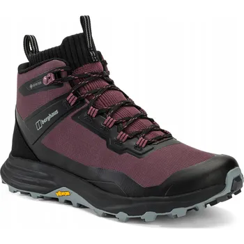 Dámská treková obuv Dámské turistické boty Berghaus Vc22 Mid GTX wine/black, velikost 38 EU