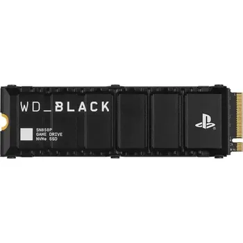 Ukládání dat SSD Western Digital Black SN850P 2TB pro PS5, PCIe Gen4 s chladičem