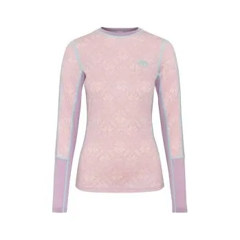 Dámské tričko Kari Traa ANNA LS Bloom růžová S