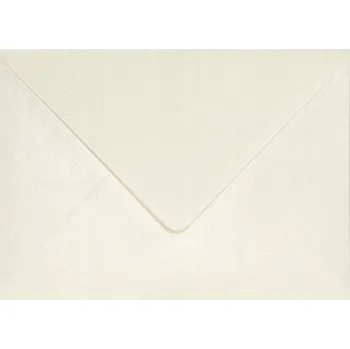 Obálka Ozdobné obálky B6 Aster Met. Cream ecru - 25 Ks.