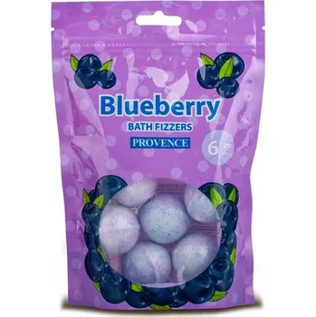 bomba do koupele Šumivá bomba do koupele PROVENCE borůvka 6x20g