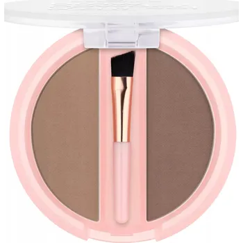 Přípravek na oči ESSENCE Brow Powder Duo Set pudrový set na obočí 01 Light 1,8ml