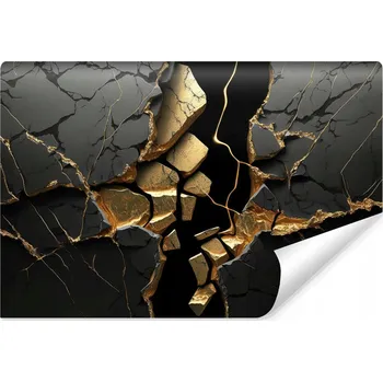 Fototapeta Fototapeta Černý MRAMOR Kámen 3D Efekt 368x254