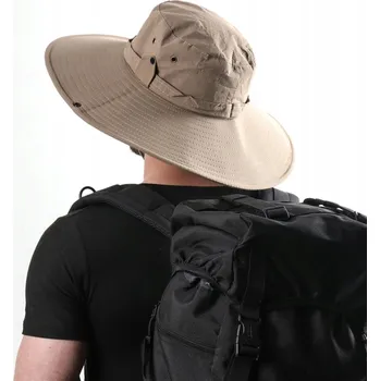 Klobouk Klobouk béžový bavlněný klasický s UV ochranou