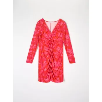 Dámské šaty Sinsay - Mini šaty s nabíráním - vícebarevná - 6336T-MLC - 6336T-MLC-S