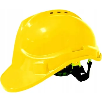 Pracovní přilba Ochranná přilba pro stavební dělníky a elektrikáře 4WRK GUNNAR YELLOW