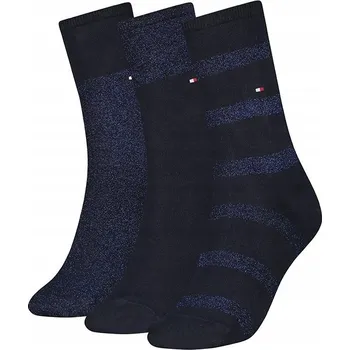 Dámské ponožky Dámské Ponožky TOMMY HILFIGER 701210532 002 Th Women Sock 3P Sparkle Gif