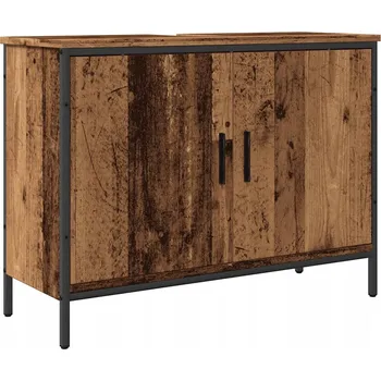 Koupelnový nábytek Skříňka pod umyvadlo, staré dřevo, 80x30x60 cm