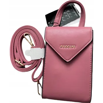 Kabelka PUCCINI kabelka přes rameno eko kůže růžová