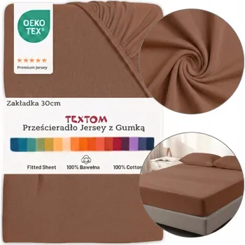 Prostěradlo Prostěradlo s gumou Textom bavlna 200 x 90 cm