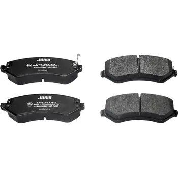 Brzdová destička Sada brzdových destiček, kotoučová brzda JURID 573118J