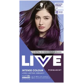 Vlasová kosmetika Schwarzkopf Barva na vlasy Live Urban Metallics U69 Ametystově fialová