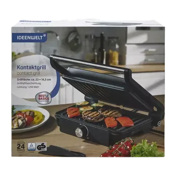 Kuchyňský gril IDEENWELT Kontaktní gril