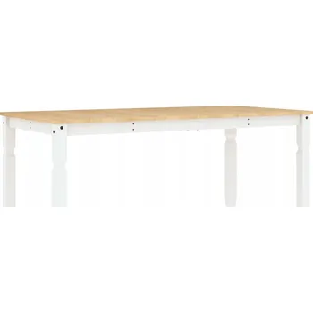 Jídelní stůl Jídelní stůl Corona, bílý, 180x90x75 cm, borovicové dřevo