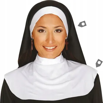 Závoj jeptišky na Karneval Kostým Kostým