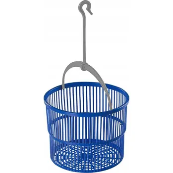 Úložný box Plastový košík na kolíčky s háčkem HEIDRUN 19cm