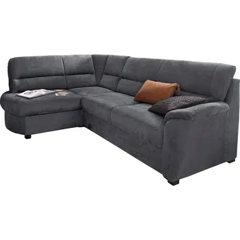 Sedací souprava Antracitová sedací souprava Nautilus 100% polyester 251 x 91 x 176