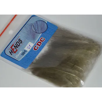 Hends CDC peří Natural Gray