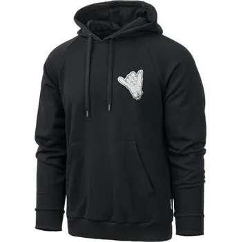 Pánská mikina DIRECT ACTION Mikina klokanka SHAKA ČERNÁ XXL ČERNÁ - BLACK