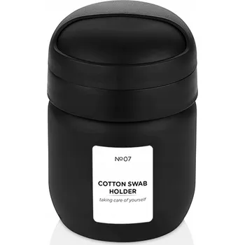 Dóza na potraviny Skleněná dóza na vatové tampóny QLUX 425ml