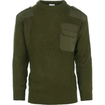 Pánská mikina FOSTEX Svetr NATO ACRYL ZELENÝ M ZELENÁ - OLIV