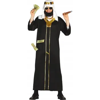 Karnevalový kostým Kostým Šejka Převlek Araba Kostým Arabský Milionář Boháč XXL