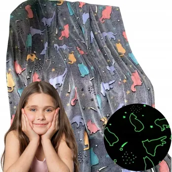 deka Deka MAKOIA 200 x 150 cm šedá se zvířaty