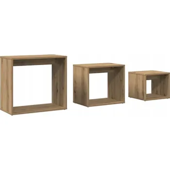 Konferenční stolek Konferenční stolek VidaXL obdélníkový 30 x 28 x 50 cm dub artisan