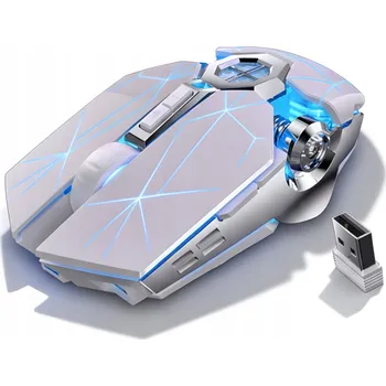 Myš TICHÁ BEZDRÁTOVÁ MYŠ HERNÍ S PODSVÍCENÍM YINDIAO A7 MYŠI