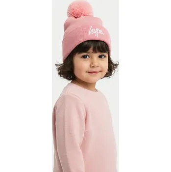 Čepice Čepice HYPE Bobble Script YVLR-714 Růžová OS