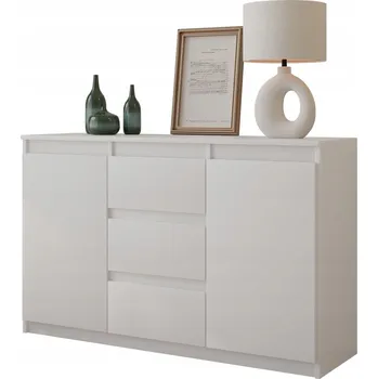 Komoda Komoda Furnica 120 x 35 x 75 cm bílá matná