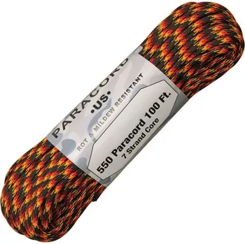Lano Šňůra PARACORD nylon 550LB ø 4 mm / 30 m OKTOBERFEST